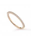 Buonocore - Playful ring in 18K Rose Gold with 0.16 ct White Diamonds - 0