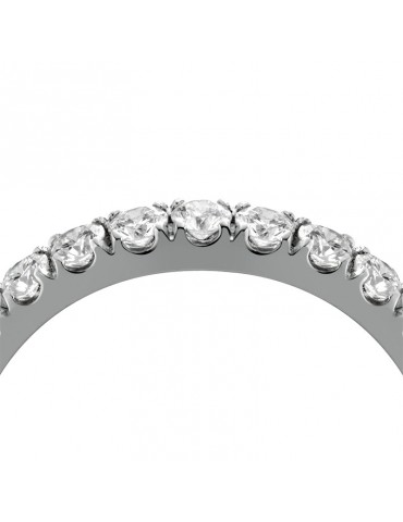 Buonocore Ring - Eternity in 18K White Gold with 0.23 ct White Diamonds - 0 2