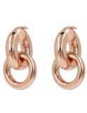 Bronzallure Earrings -Purity-Rose Gold-Inset Rings-WSBZ02099.R