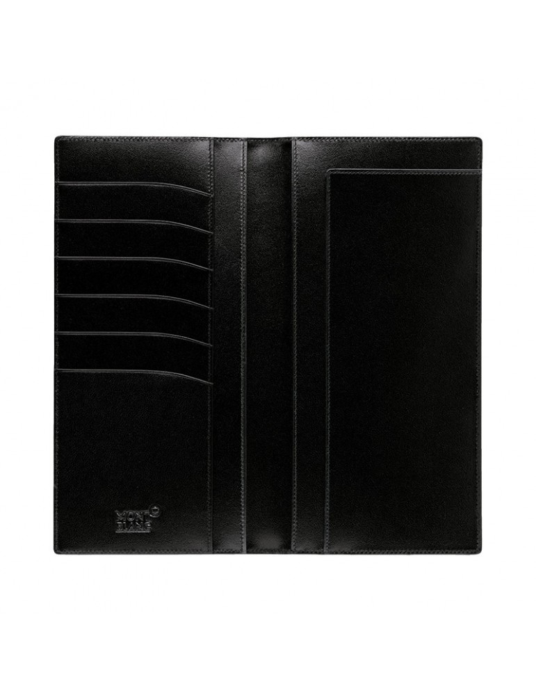 Montblanc Men's Wallet - Meisterstück in Black Leather with 6 compartments - 0