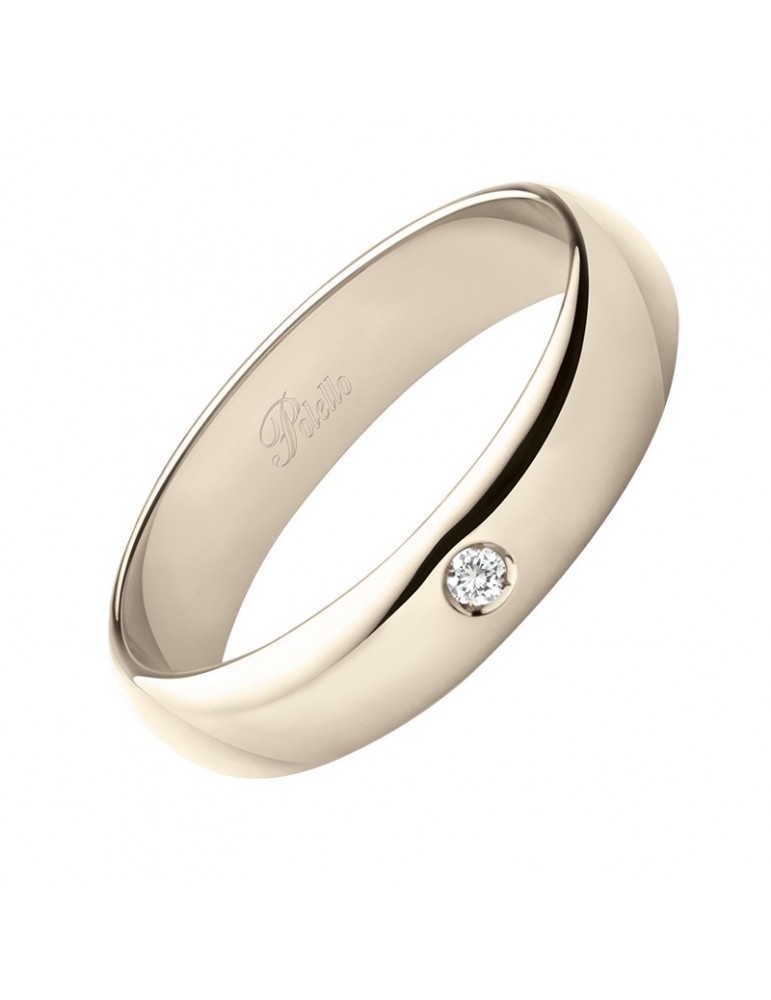 Fede Polello Donna - Oro Champagne 18 carati - Diamante - 3178DCH