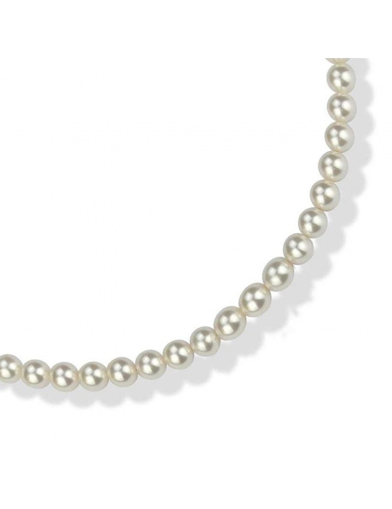 Boccadamo Necklace - String of Pearls - 8 mm - Silver Clasp - GR813