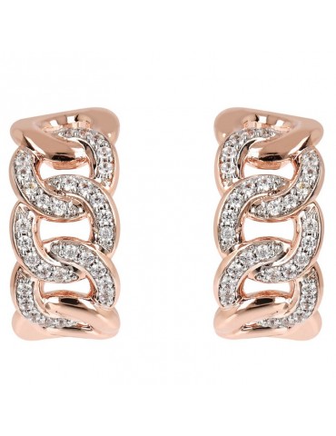 Orecchini Bronzallure - Altissima -Cerchio-Catena Grumetta-WSBZ02071.W