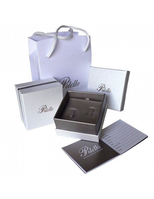 Fede Polello Donna - Oro Bianco - Oro Rosa - Diamanti 0,08 ct - 3273DGB
