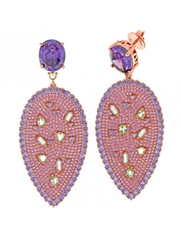 Salvatore Plata Earrings - Afternoon-Pendants-Cubic Zirconia-252A0086