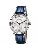 Eberhard Men's Watch - 8 Jours Grande Taille Mechanical Manual 41mm White Blue - 0