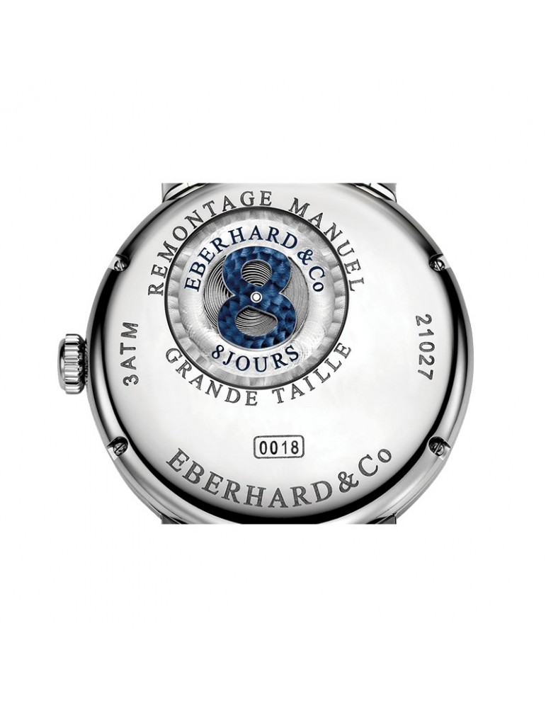 Orologio Eberhard - 8 Jours Grande Taille - Meccanico 41mm Bianco - 21027.6CP