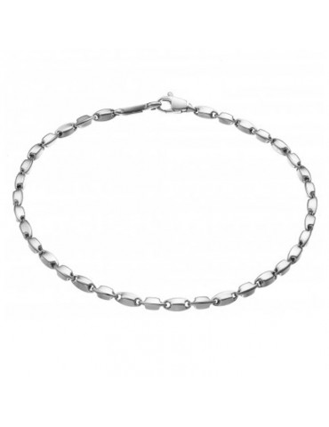 Chimento Bracelet Tradition Gold Accents in 18K White Gold 19 cm