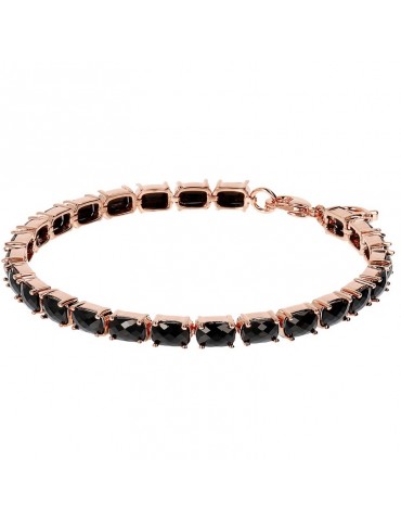 Bracciale Bronzallure - Variegata - Tennis -Spinelli Neri-WSBZ02068.BS