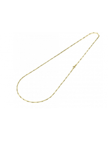 Chimento Necklace - Tradition Gold Bamboo Classic in 18K Yellow Gold 50 cm - 0