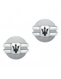 Maserati Cufflinks - Jewels - 316L Steel - Black Trident - JM223ATK21