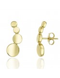 Chimento Earrings - Armillas Glow with 18K Yellow Gold Discs - 0