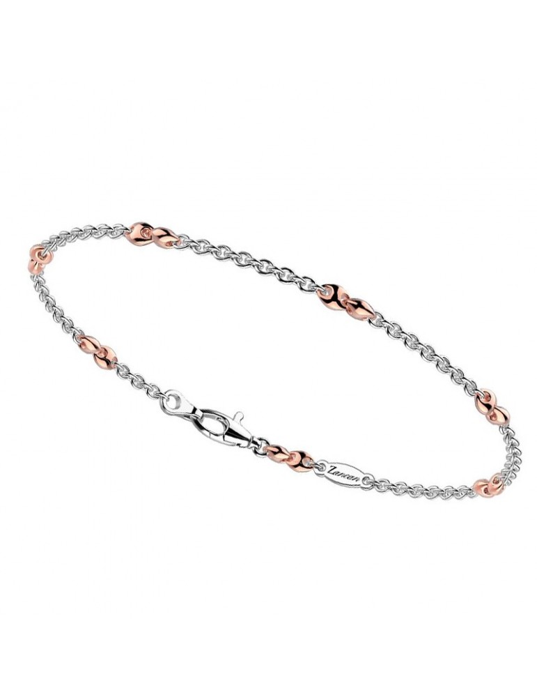 Bracciale Zancan - Insignia Gold - Oro Bianco - Oro Rosa 18 Carati - EB802BR