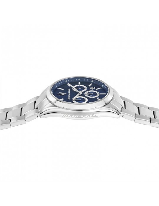 Maserati Watch - Attraction - Chronograph-Silver-43mm-Blue-R8853151005