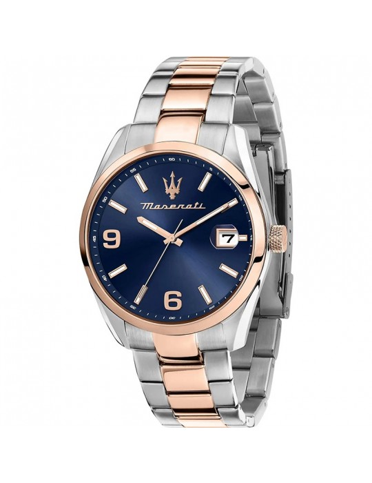 Maserati Watch - Attraction - Silver - Rose Gold - 43mm-R8853151006