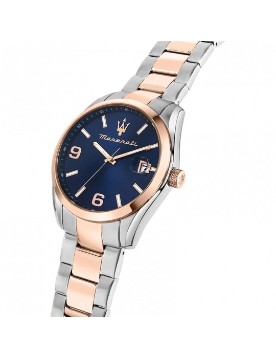 Maserati Watch - Attraction - Silver - Rose Gold - 43mm-R8853151006
