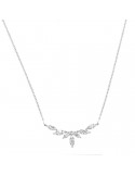 Giorgio Visconti Woman's Necklace - White Gold Pendant with Natural Diamonds - 0