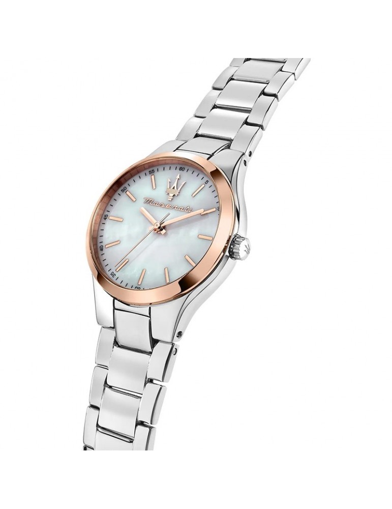 Maserati Watch - Attraction - Silver - 30mm - Mother of Pearl-R8853151503