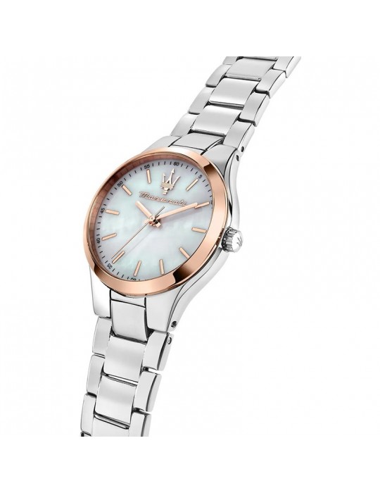 Maserati Watch - Attraction - Silver - 30mm - Mother of Pearl-R8853151503