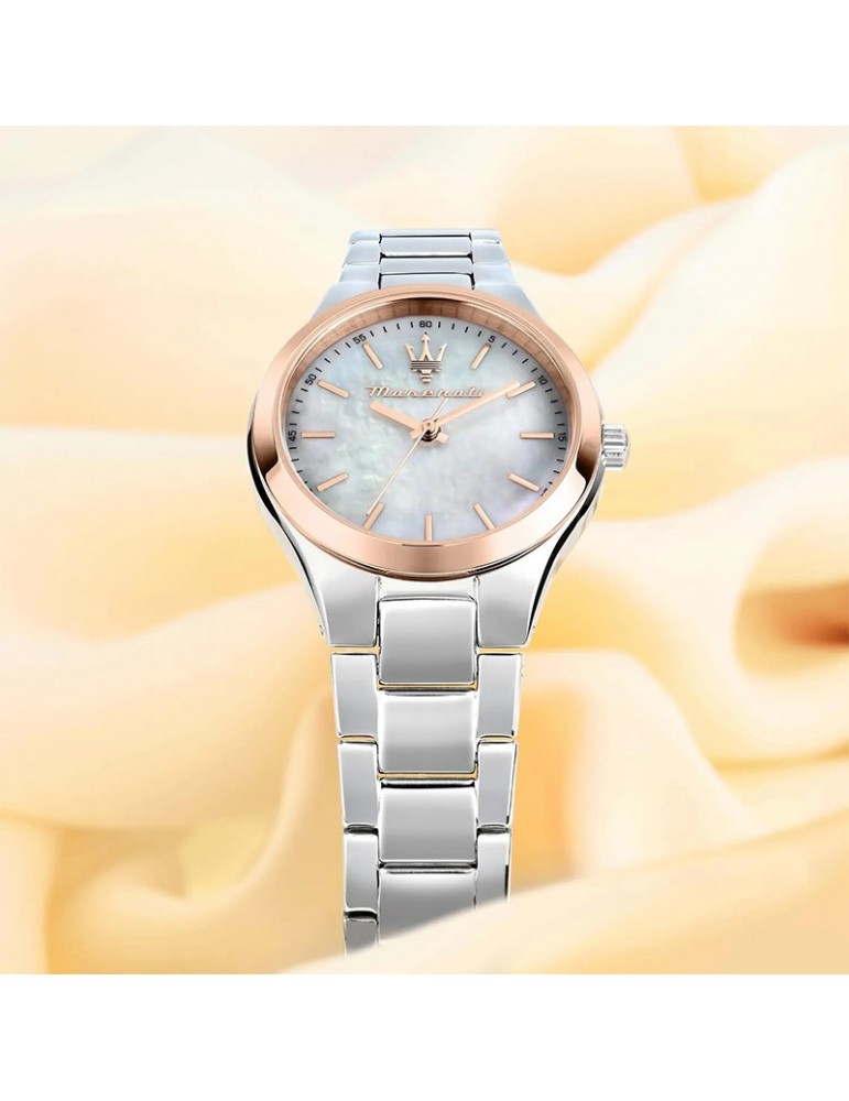 Maserati Watch - Attraction - Silver - 30mm - Mother of Pearl-R8853151503