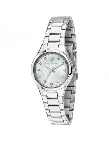 Maserati Watch - Attraction - Silver - 30mm - Mother of Pearl-R8853151504