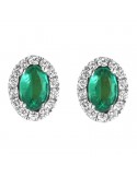 Orecchini Davite&Delucchi - Rosetta - Oro - Diamanti - Smeraldi 1,00 ct - BB009144SMS