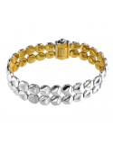Chimento Bracelet - Double Mosaico in 18K Yellow Gold and White Gold - 0