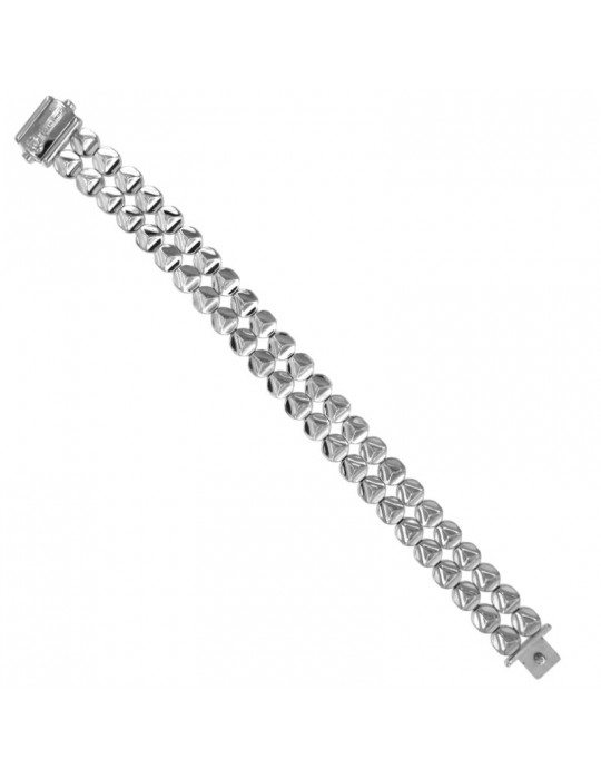 Chimento Bracelet - Double Mosaico in 18K Yellow Gold and White Gold - 0