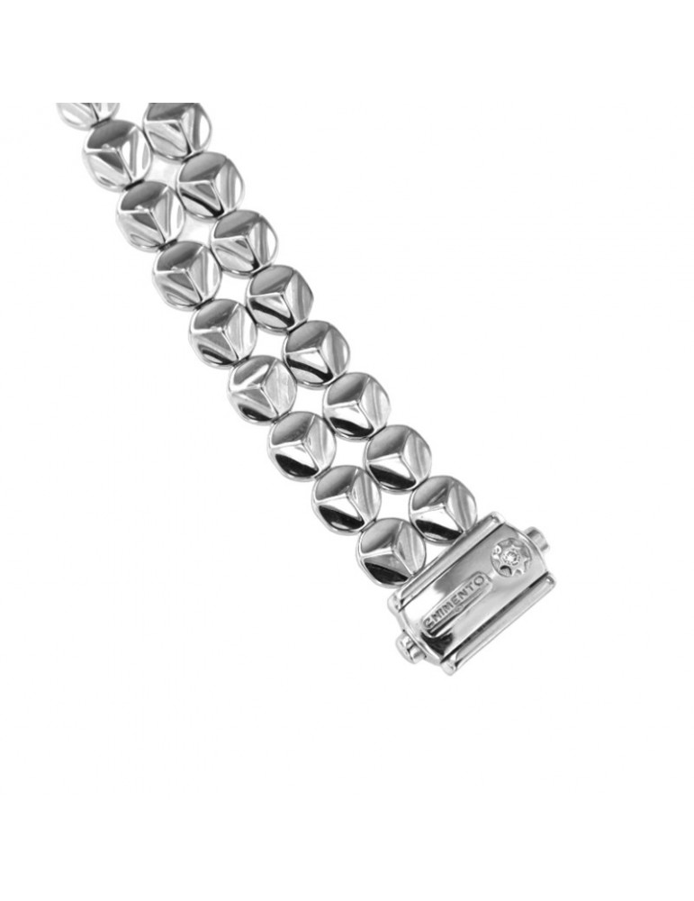 Chimento Bracelet - Double Mosaico in 18K Yellow Gold and White Gold - 0