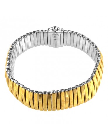 Bracciale Chimento - Double Mosaico - Oro Giallo - Oro Bianco - 1B00771ZBA190