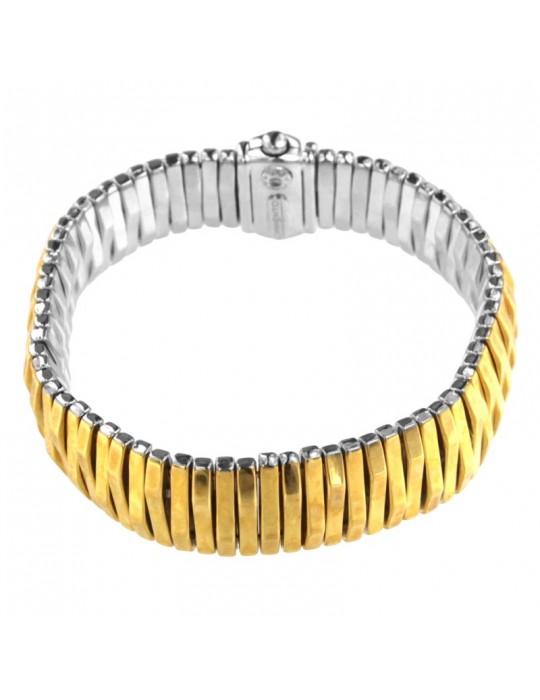 Chimento Bracelet - Double Mosaico in 18K Yellow Gold and White Gold - 0