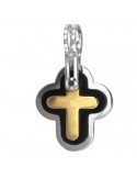 Pendente Arkano - Croce - Oro Bianco - Oro Giallo 18 carati - APF1008BGC