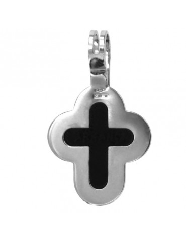 Pendente Arkano - Croce - Oro Bianco - Oro Giallo 18 carati - APF1008BGC 2