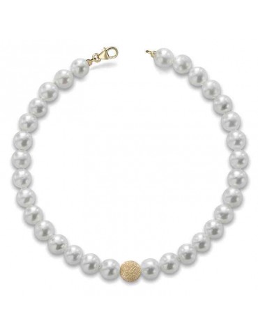 Bracciale Lelune Young - Perle Freshwater 4,5-5mm - Sfera - Oro Giallo - LLBR0150Y