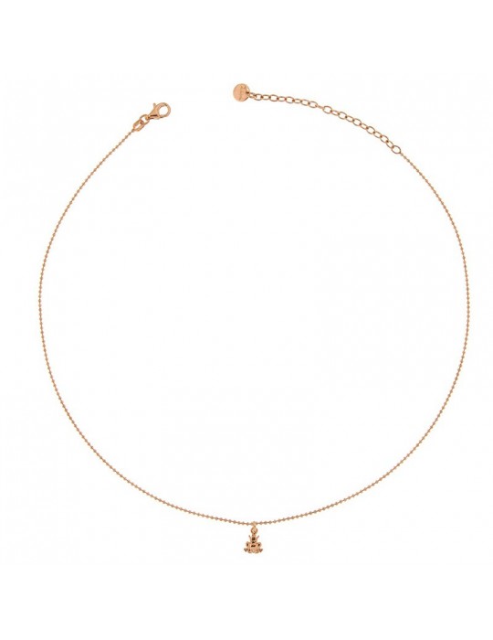 Rue Des Mille Women's Necklace with Rounded Pendant Frog - 0