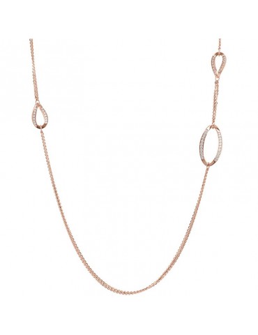 Bronzallure Necklace - Very High - Long - Cubic Zirconia - WSBZ02031.W