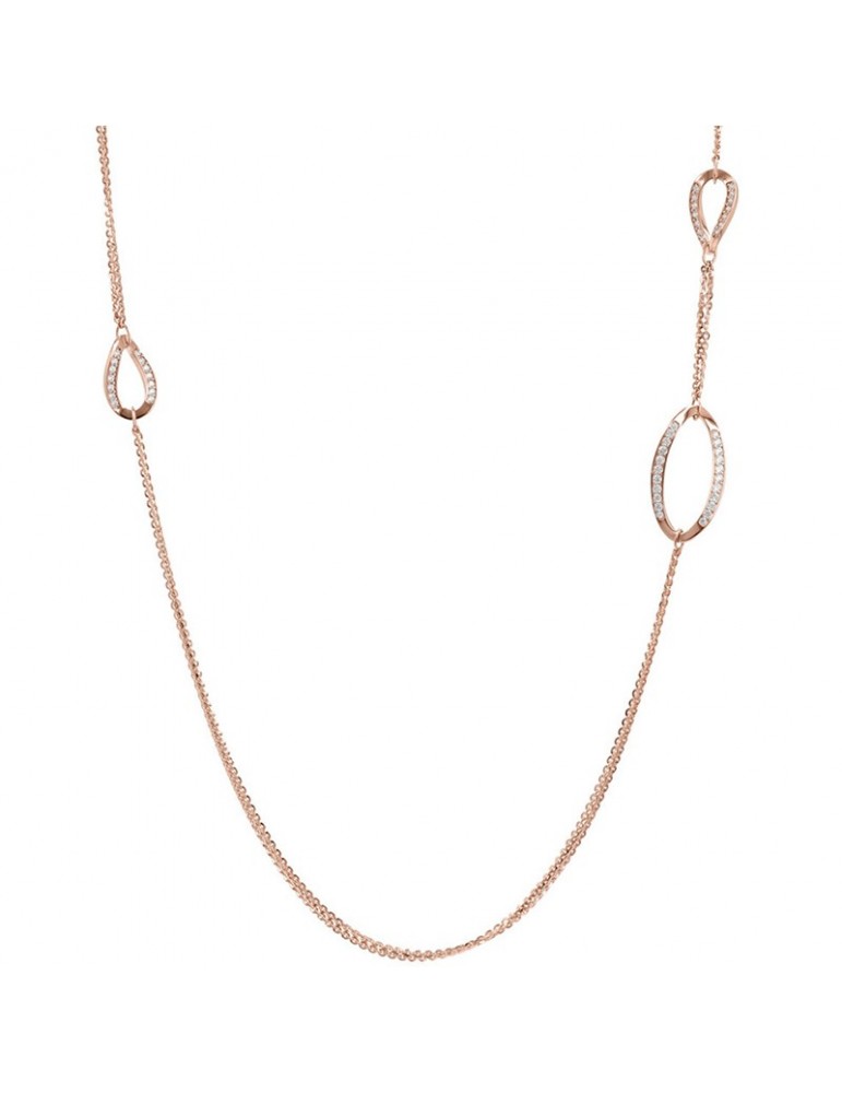 Bronzallure Necklace - Very High - Long - Cubic Zirconia - WSBZ02031.W