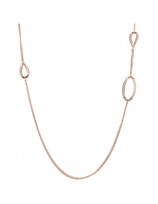 Bronzallure Necklace - Very High - Long - Cubic Zirconia - WSBZ02031.W