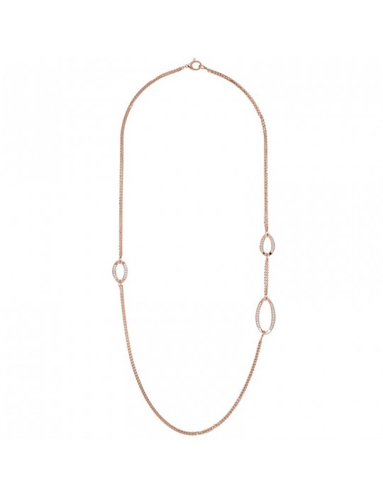 Bronzallure Necklace - Very High - Long - Cubic Zirconia - WSBZ02031.W