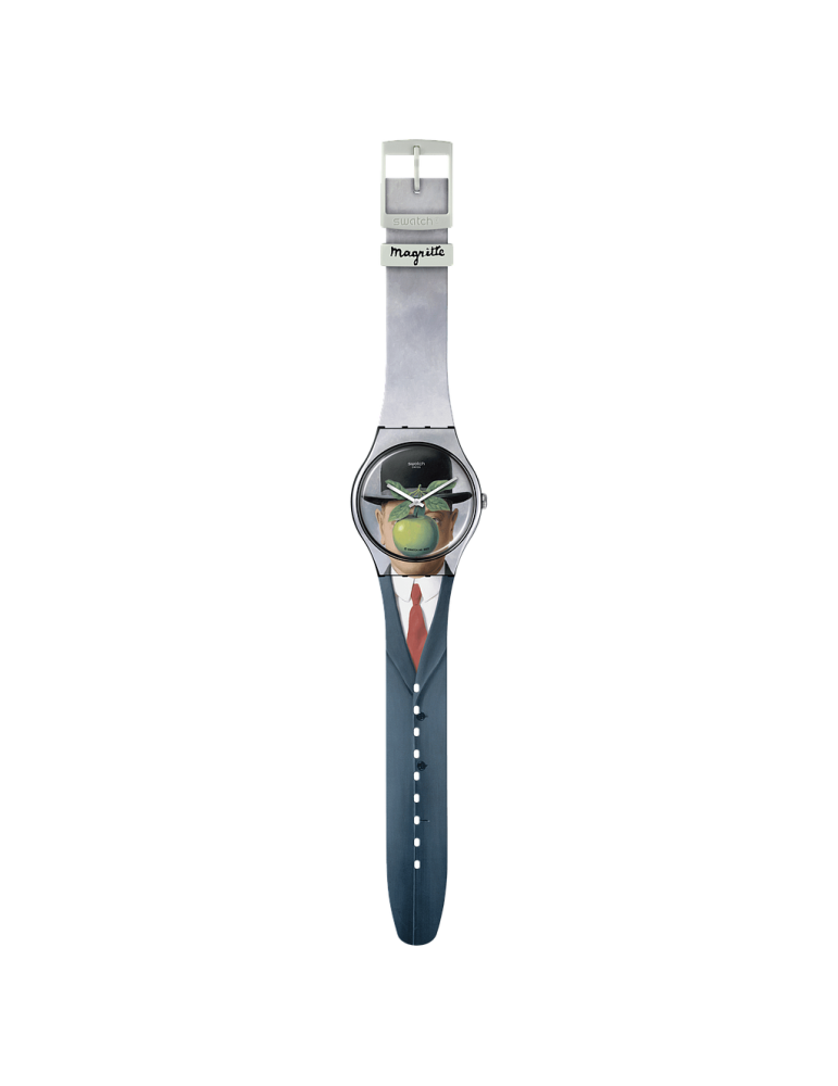 Orologio Swatch - Le Fils de L'Homme by Rene Magritte - 41mm - SUOZ350