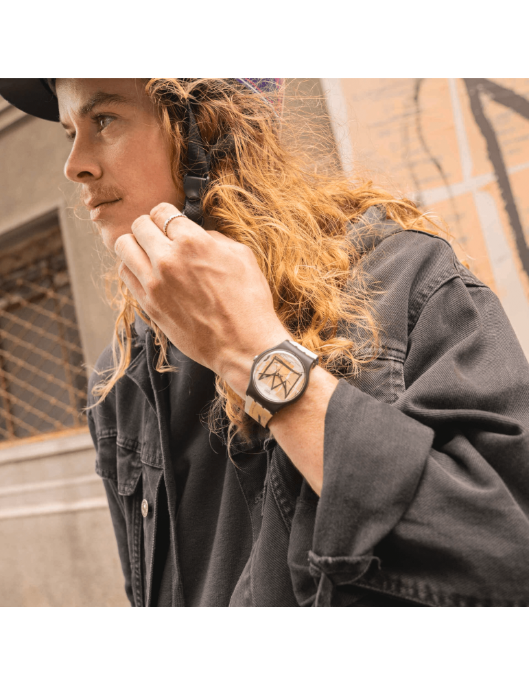 Orologio Swatch - Untitled by Jean-Michel Basquiat 41mm - SUOZ355