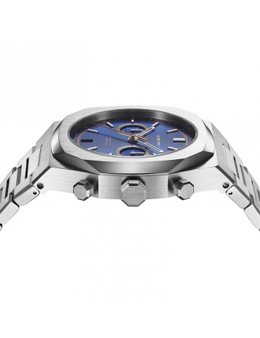 D1 Milano Men's Watch - Chronograph Royal Blue 41,5mm Blue - 0 2