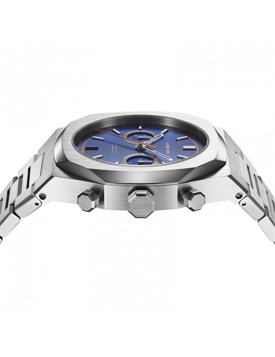 D1 Milano Men's Watch - Chronograph Royal Blue 41,5mm Blue - 0