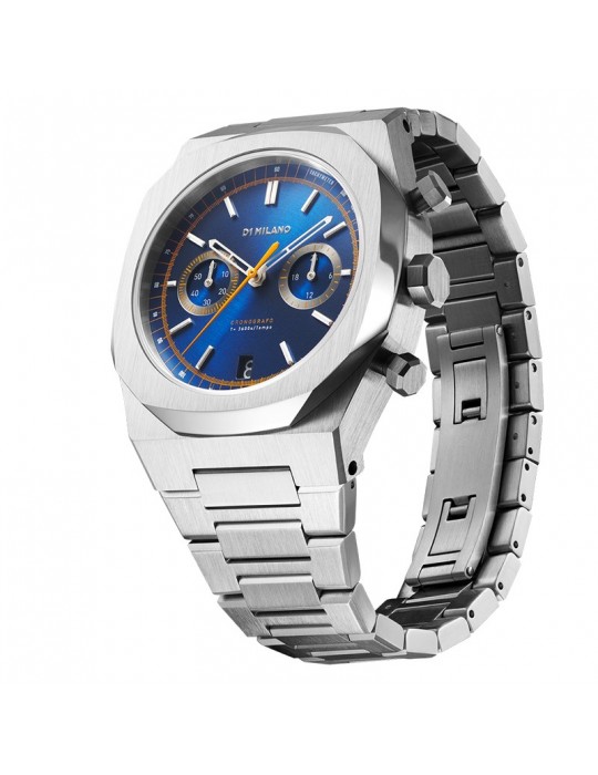 D1 Milano Men's Watch - Chronograph Royal Blue 41,5mm Blue - 0