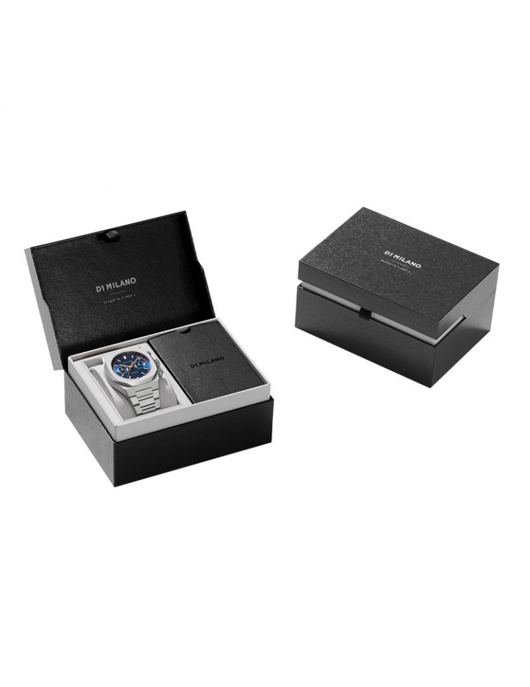 D1 Milano Men's Watch - Chronograph Royal Blue 41,5mm Blue - 0