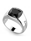 Zancan Ring - Cosmostone - 925% Silver - Black Onyx - ESA006-20