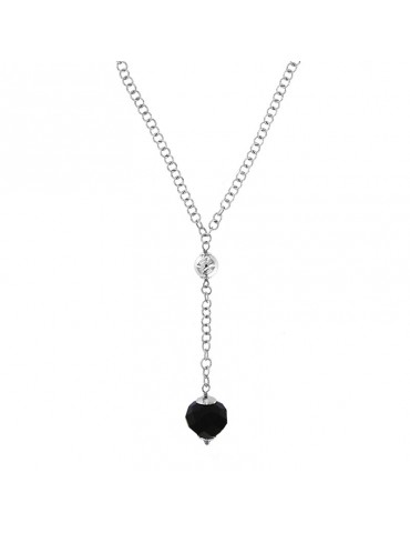 Collana Boccadamo Cristalli Swarovski Neri da Donna - 0