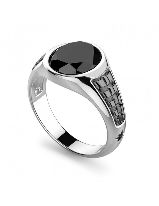Zancan Ring - Cosmopolitan - Chevalier - Black Onyx - EXA214