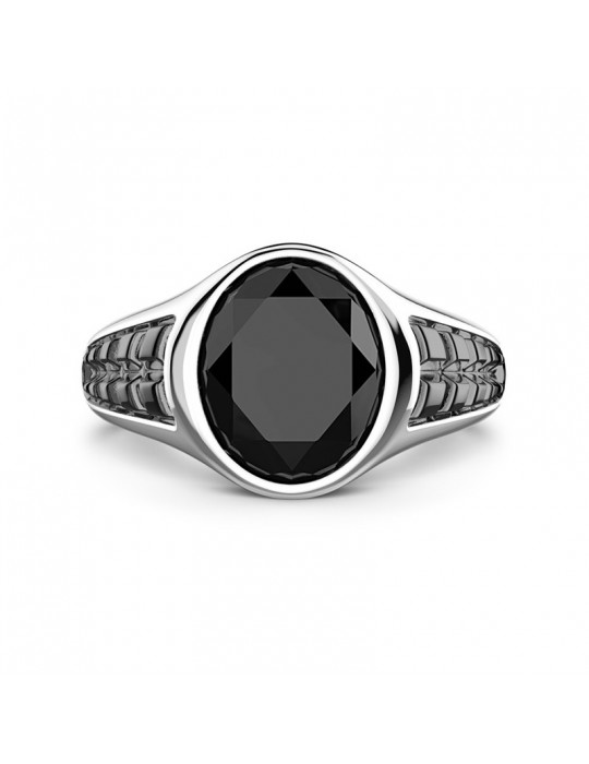 Zancan Ring - Cosmopolitan - Chevalier - Black Onyx - EXA214