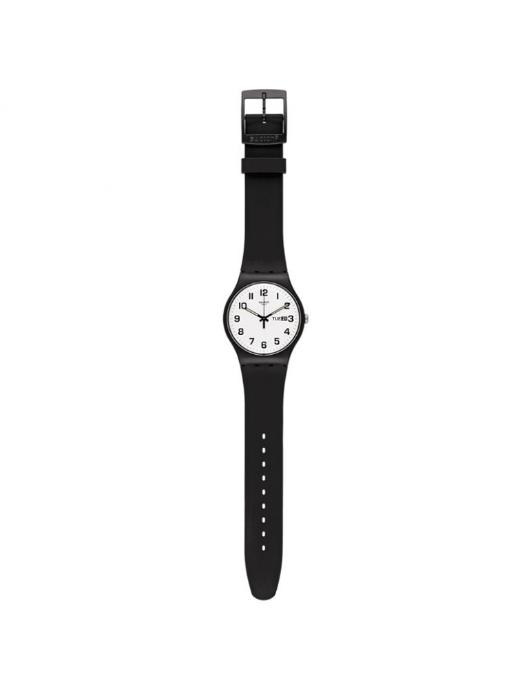 Swatch Watch - Classic - Twice Again - Black - 41mm -White-SO29B703